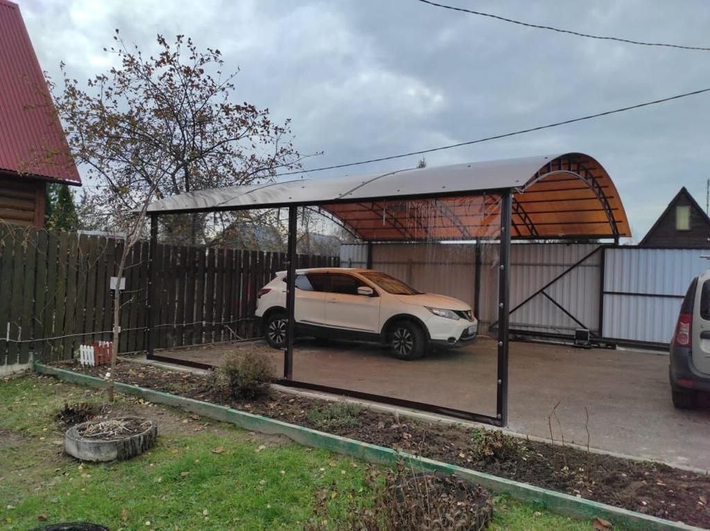 Прозрачные шторы ПВХ для навеса под автомобиль в Покрове